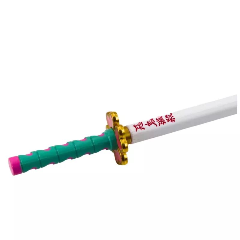 LEAN Penna a sfera Katana spada anime metallo inchiostro nero ricaricabile turchese