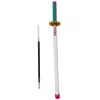LEAN Penna a sfera Katana spada anime metallo inchiostro nero ricaricabile turchese