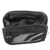 LEAN Astuccio portapenne set scolastico, espandibile, capiente, nero, 20x10 cm