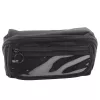 LEAN Astuccio portapenne set scolastico, espandibile, capiente, nero, 20x10 cm
