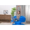 Bestway Sedia gonfiabile blu 112 x 112 x 70 cm