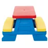 Dorex set tavolo e panche da giardino per bambini blu 5067