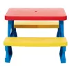Dorex set tavolo e panche da giardino per bambini blu 5067