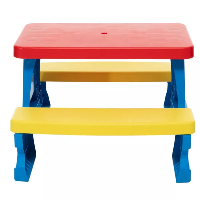 Dorex set tavolo e panche da giardino per bambini blu 5067