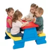 Dorex set tavolo e panche da giardino per bambini blu 5067