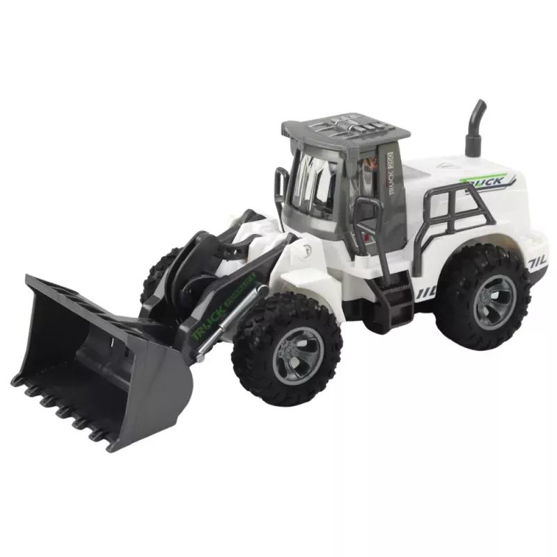 LEAN TOYS escavatore da costruzione radiocomandato RC luci bianco 1:30
