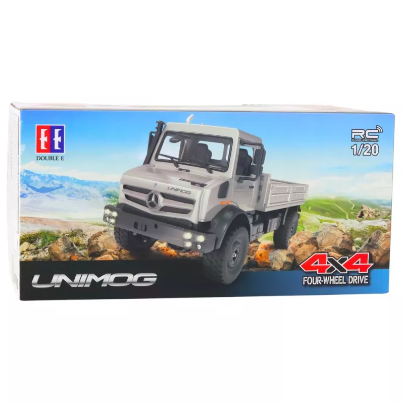 Double E Mercedes Unimog veicolo off-road radiocomandato RC 4x4 1:20