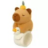 LEAN TOYS Bracciale a scatto in peluche Oca con Capibara