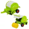 LEAN TOYS Trattore radiocomandato con pressa per balle, trattore agricolo 1:24