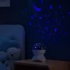 LEAN Lampada notturna proiettore stelle 3 in 1 diffusore Bluetooth LED Bianco