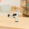 LEAN TOYS Pistola giocattolo proiettili in schiuma bossoli Bianco (confezione da 100)