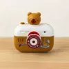 LEAN TOYS Capibara macchina fotografica interattiva con luce proiettore suoni cordino
