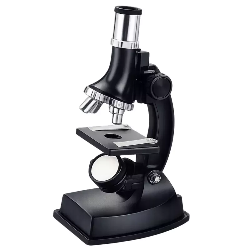 LEAN TOYS Microscopio didattico per bambini con accessori ingrandimento 300x - 1200x