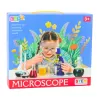 LEAN TOYS Microscopio didattico per bambini con accessori ingrandimento 300x - 1200x