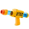 LEAN TOYS Pistola per palline in schiuma morbida scuolabus gialla 6 pz.