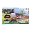 LEAN TOYS Treno elettrico Classic Train con luci, suoni, effetto fumo, 24 pezzi