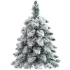 LEAN Albero di Natale artificiale decorativo su tronco con neve 60 x 16 cm