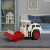 LEAN TOYS Rullo compressore da cantiere rullo rotante in metallo luci suoni