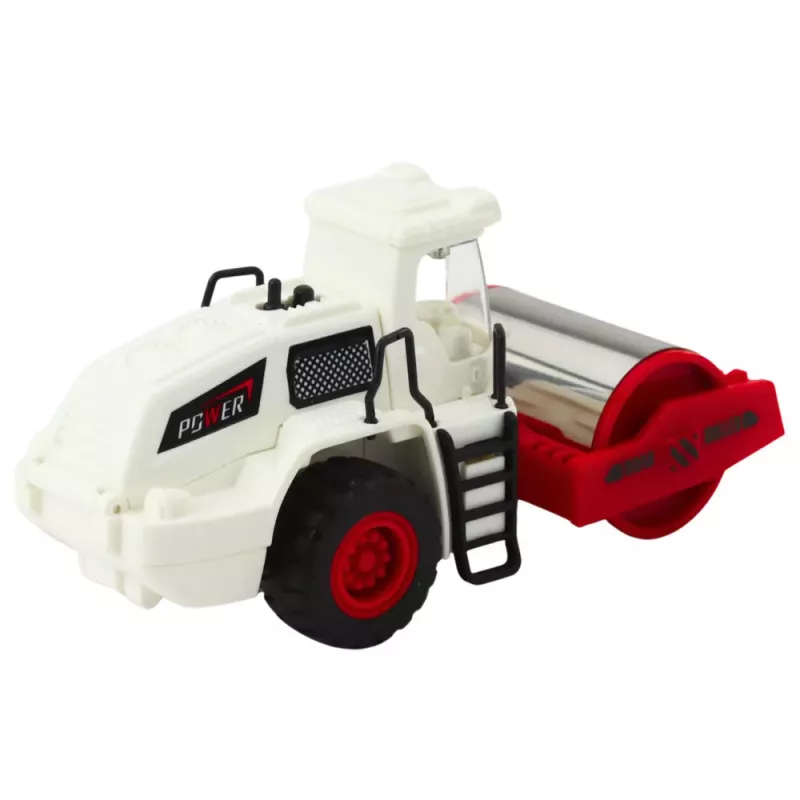 LEAN TOYS Rullo compressore da cantiere rullo rotante in metallo luci suoni