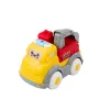 LEAN TOYS Set auto city per bambini piccoli, propulsione, elementi in movimento, luci, suoni
