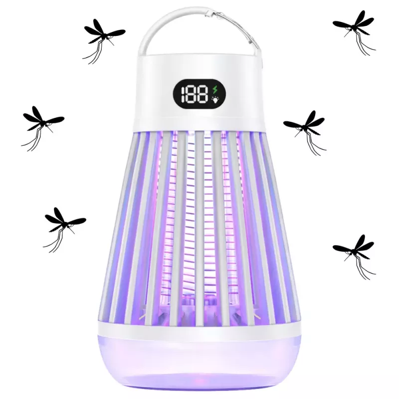 LEAN Lampada elettrica antizanzare luce UV bianca 20W 80m²