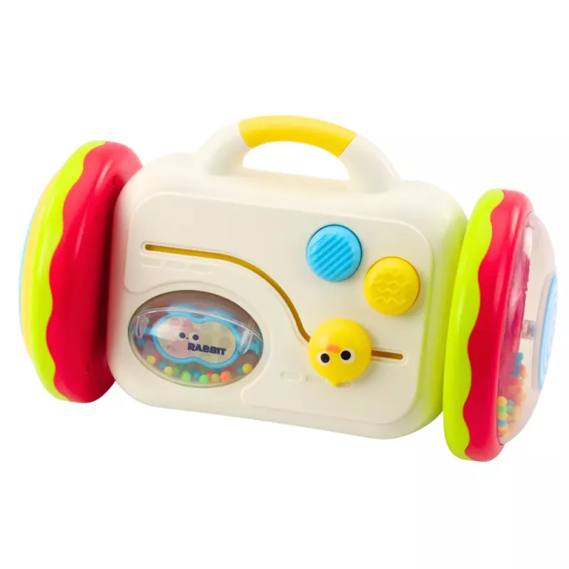 LEAN TOYS Specchio escape giocattolo educativo interattivo per bambini piccoli sonaglio