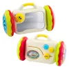 LEAN TOYS Specchio escape giocattolo educativo interattivo per bambini piccoli sonaglio