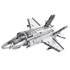 LEAN TOYS Aereo da combattimento F-35 Lightning II mattoncini grigio 1490 pezzi