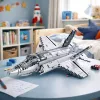 LEAN TOYS Aereo da combattimento F-35 Lightning II mattoncini grigio 1490 pezzi