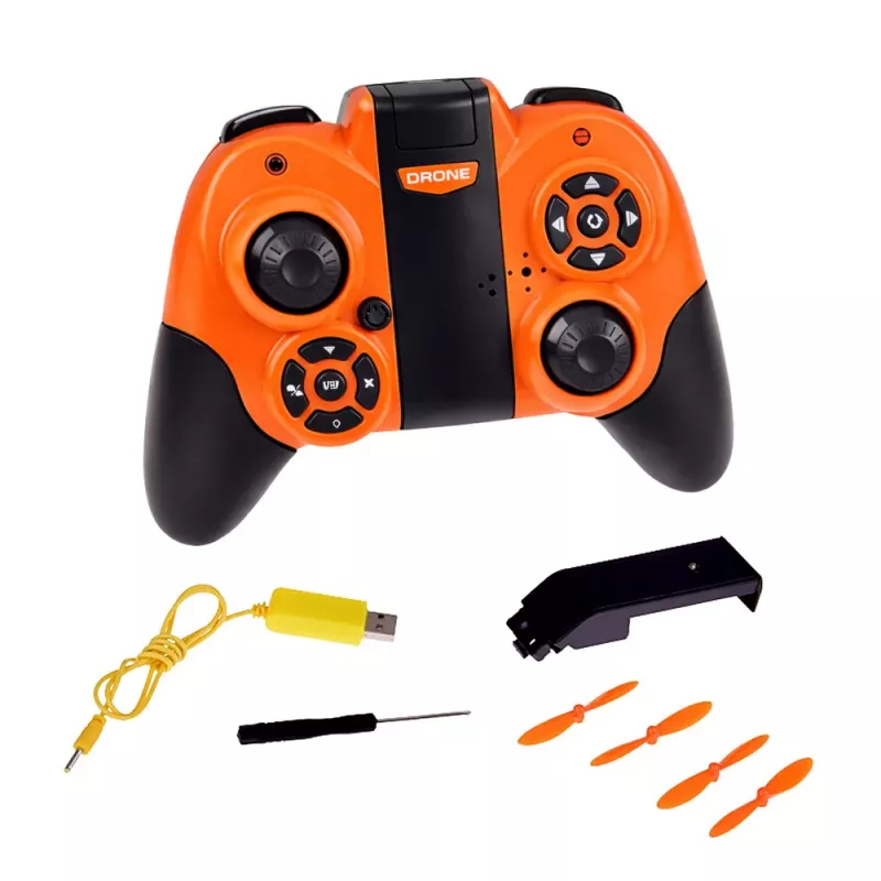 LEAN TOYS Drone RC Quadricottero Volante con Luci LED e Controllo tramite App