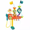 LEAN TOYS Giocattolo da Bagno Overflow Ruote Bicchieri Doccia