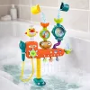 LEAN TOYS Giocattolo da Bagno Overflow Ruote Bicchieri Doccia