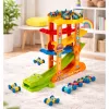 LEAN TOYS Coccodrillo Pista Auto Scivolo Bilancia 5 Livelli