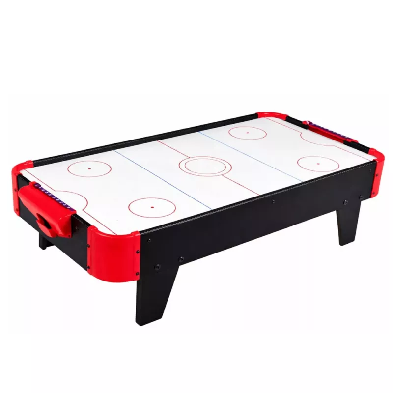 LEAN TOYS Tavolo Mini Air Hockey Gioco Arcade per Bambini Nero