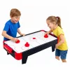 LEAN TOYS Tavolo Mini Air Hockey Gioco Arcade per Bambini Nero