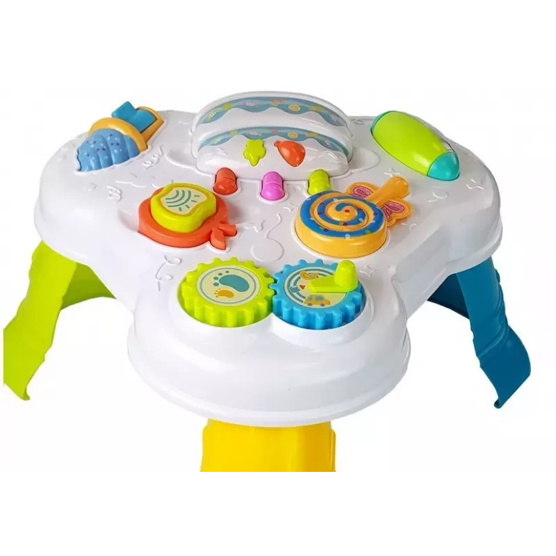 LEAN TOYS Tavolo Didattico - Dolciumi con Suoni per Neonati