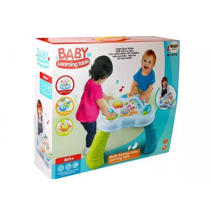 LEAN TOYS Tavolo Didattico - Dolciumi con Suoni per Neonati