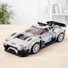 LEAN TOYS Blocchi da Costruzione Auto da Corsa Robot 2in1 Bianco 320 Pezzi