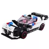 LEAN TOYS Blocchi da Costruzione Auto Sportiva Robot 2in1 Bianco 320 pz