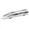 LEAN TOYS Treno Espresso Alta Velocità con Porte Apribili, Motorizzato, Luci e Suoni