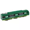 LEAN TOYS Treno Metro City Express con Porte Apribili, Luci e Suoni, Verde