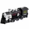 LEAN TOYS Locomotiva Classica Sensore Ostacoli Fumo Luce Suono Nero