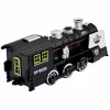 LEAN TOYS Locomotiva Classica Sensore Ostacoli Fumo Luce Suono Nero