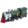LEAN TOYS Locomotiva Classica Sensore Ostacoli Fumo Luce Suono Verde