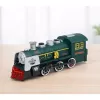 LEAN TOYS Locomotiva Classica Sensore Ostacoli Fumo Luce Suono Verde