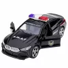 LEAN TOYS Auto Unità Speciale SWAT Porte Apribili Trazione Luci Suoni Nero