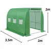 LEAN Serra per ortaggi, finestre verdi UV, 3,5x2x2 m, 7 m²
