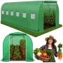 LEAN Tunnel in film plastico serra da giardino per ortaggi PRO struttura 25MM 6x3x2M 18M²
