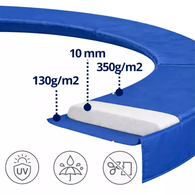 Lean Coprimolle per trampolino blu 244-252 cm 8 ft