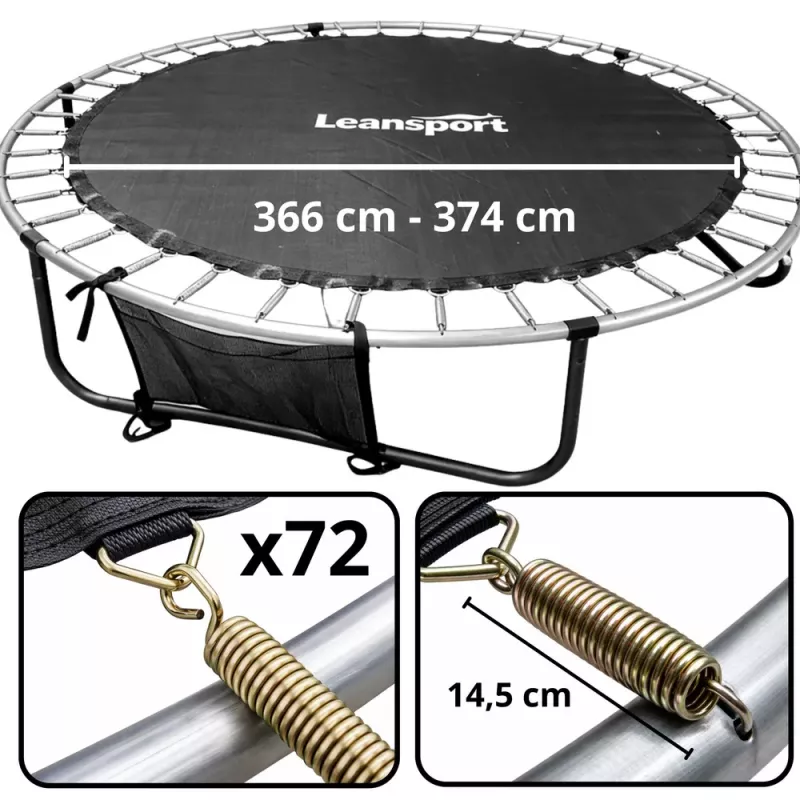 LEAN Tappetino elastico per trampolino pezzo di ricambio 366-374CM 12FT